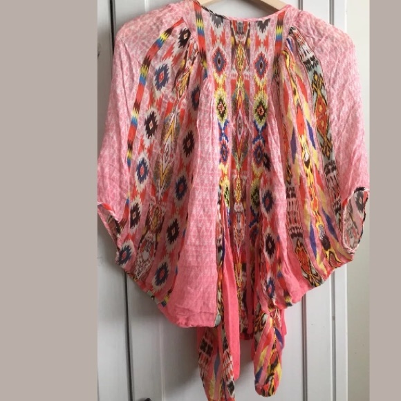 Anthropologie Tanvi Kedia Dolman Multi Color Top - Picture 5 of 8
